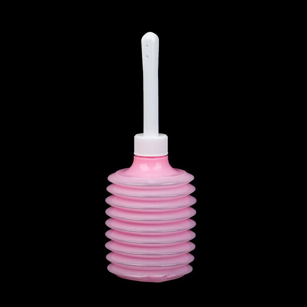 Irrigador Vaginal médico desechable, 1 Uds., 200ml, ducha Anal retráctil para Vagina, limpiador de Enema de higiene femenina, jeringa Rectal de PVC Gao Jinjia LED