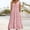 *Pink, variant on ClodeEU Women's V Neck Sleeveless Pleated Tunic Midi Dress ,Casual Summer Loose Fit Dress Black,Womens Plus XXL
