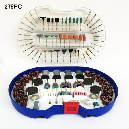 

MIXFEER Electric Grinding Accessories Set 276PC Consumables Rotary Tools Accessories Kit Anticrash Foam Box Used for Cutting Drill Sand Disc Polishing Grinding Engraving Sharpening and Engraving