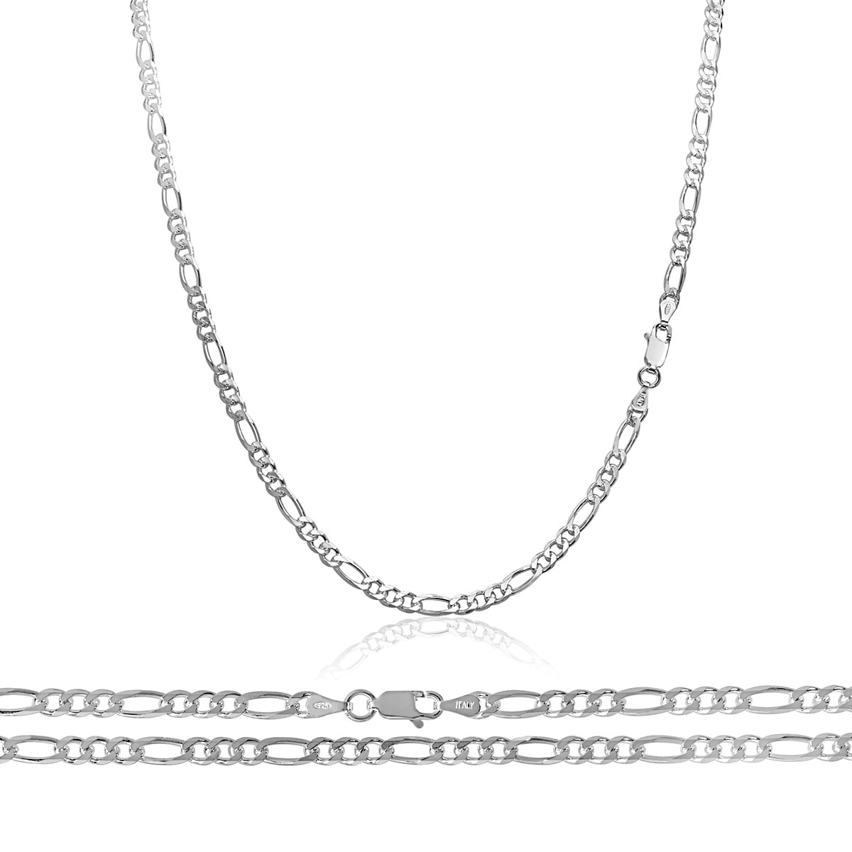 Stamped 925 sterling silver plated 1mm snake chain necklace pick size16-30