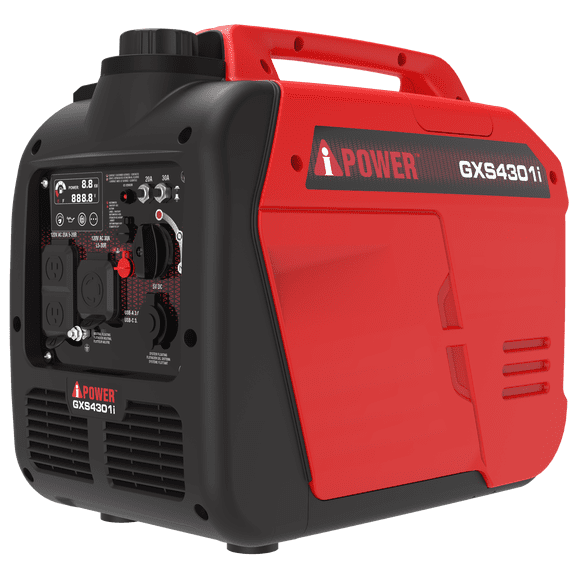 A-iPower 4300-Watt Gas Powered Inverter Generator RV Ready with CO Sensor