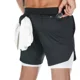 thumbnail image 1 of Short Con Licra Deportiva 3 En 1 , Secado Rápido Para Hombre, 1 of 6