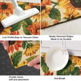 thumbnail image 3 of Beige Red Sunflower Pattern Kitchen Rug Mat,Kitchen Runner Rugs Non Skid Washable,Decorative Kitchen Floor Mats for Kitchen,Sink,Laundry,17"X47", 3 of 5