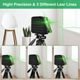 thumbnail image 6 of Huepar Cross Line Laser Level Outdoor Pulse Mode Green Self-Leveling Laser Levels Tool with 360° Magnetic Base and AA Battery, 6 of 11