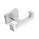 thumbnail image 3 of Gancho doble para toallas, gancho moderno para colgar toallas, acero inoxidable resistente. Plata, 3 of 8
