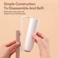 thumbnail image 6 of Homasy Retractable Lint Roller, Floor Lint Remover, Pet Hair Rollers with 360° Rotation Handle and 180 Extra Sticky Sheets Sticky Roller for Cleaning Furniture, Carpets, Floor, 6 of 12