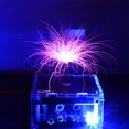 thumbnail image 3 of Escritorio de pantalla plana con Bluetooth, música, arco de bobina de Tesla, relámpago artificial, experimento científico, regalo educativo para profesores, estudiantes y adultos, 3 of 9