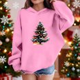 thumbnail image 2 of Lorytime Kids Sweatshirts with a Hoodie Boys Girls Christmas Tree Sweatshirt Long Sleeve Pullover Drop Shoulder Tops, 2 of 4