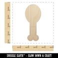 thumbnail image 2 of Chicken Leg Wood Shape Unfinished Piece Cutout Craft DIY Projects - 4.70 Inch Size - 1/8 Inch Thick, 2 of 7