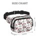 thumbnail image 4 of Fotbe Koi Fish Cangurera Cuadrada con Estampado de Doble Capa, Bolsa de Cintura Ajustable Mini para Hombres y Mujeres, 4 of 9