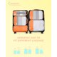 thumbnail image 3 of Juego de 6 cubos de compresión para viajes, bolsas ligeras organizadoras de equipaje, bolsas duraderas para ahorrar espacio, artículos esenciales de viaje, 3 of 6