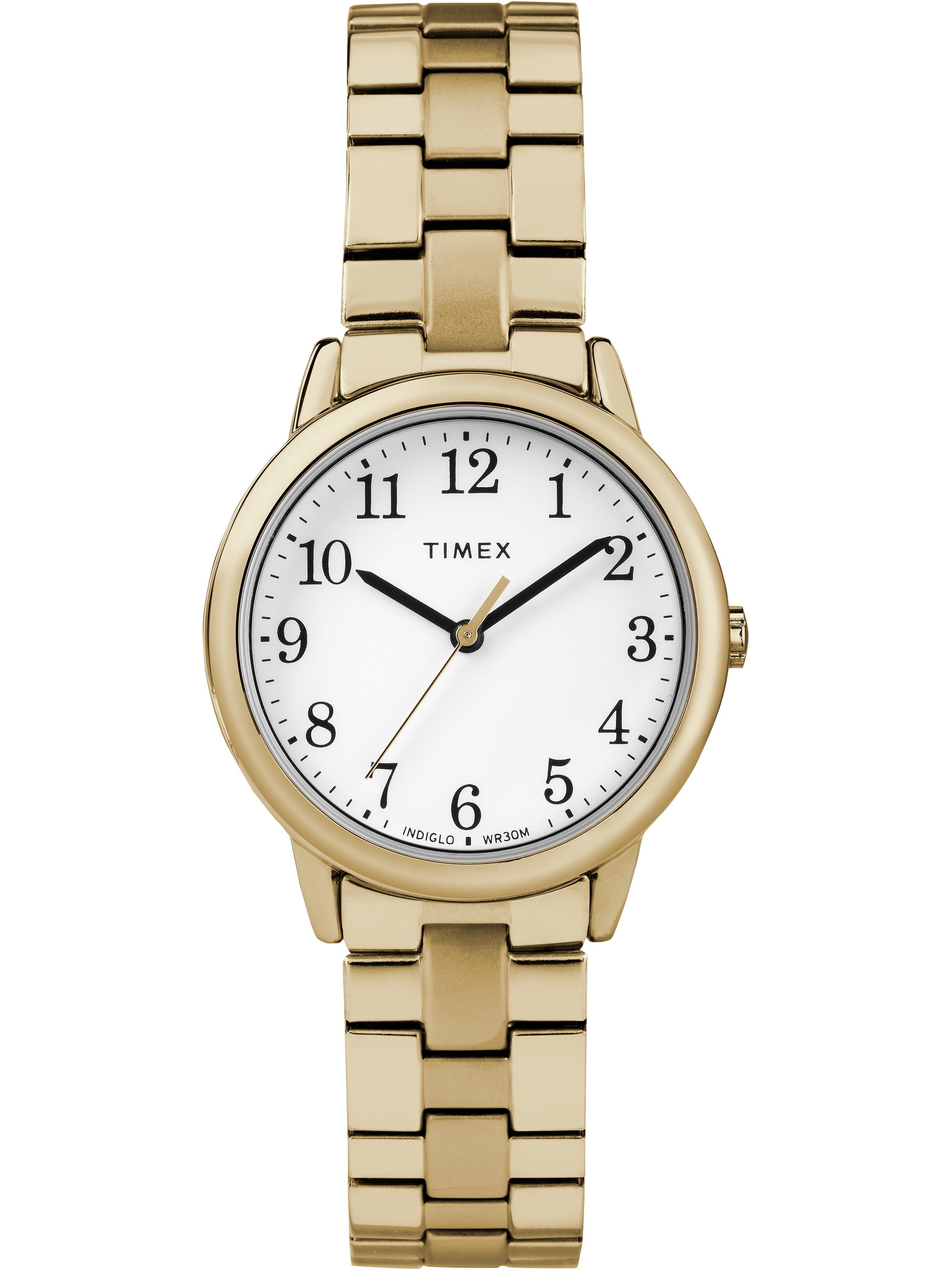 Women's Easy Reader Small Gold-Tone/White Watch, Stainless Steel ...