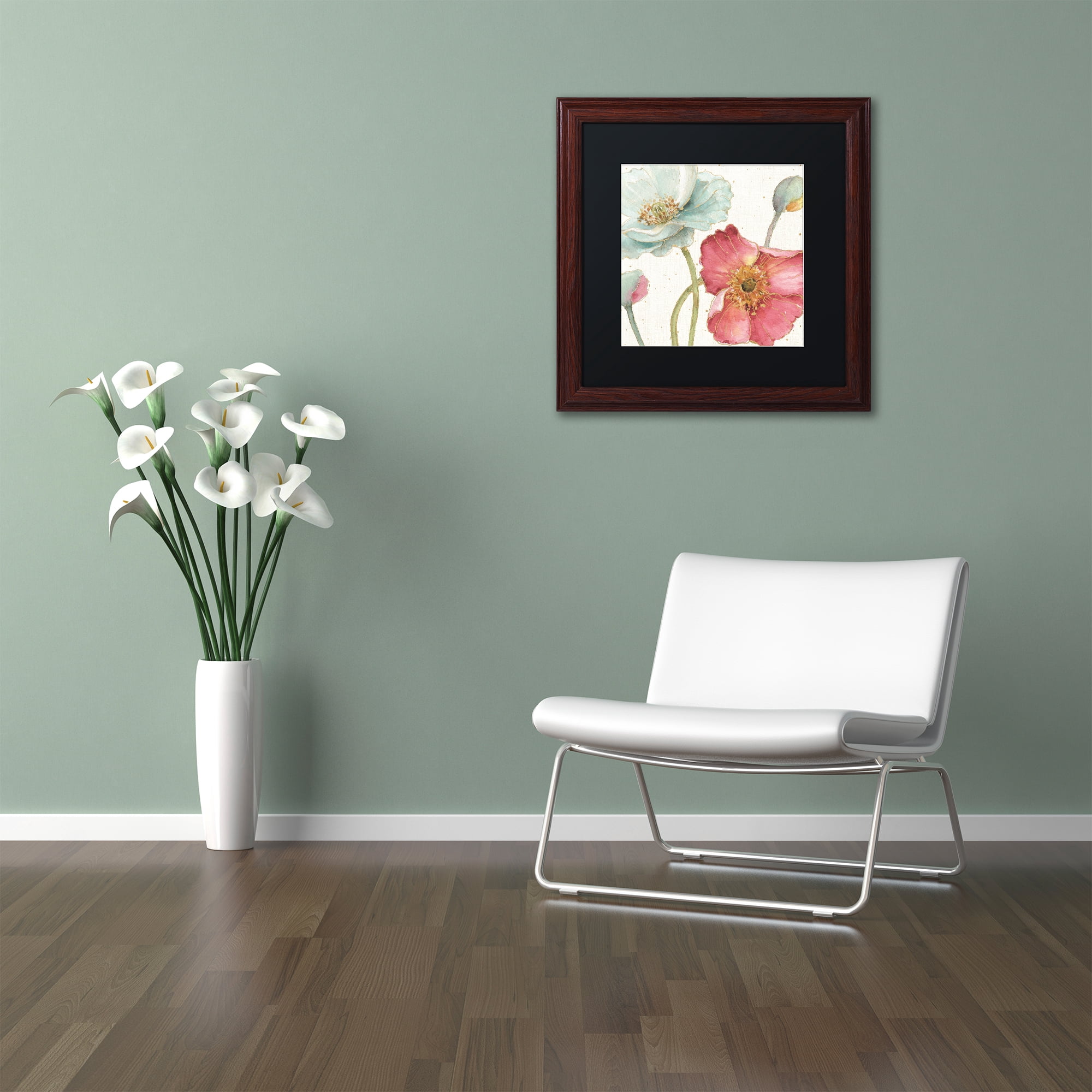 Lisa Audit 'Spring Softies II' Matted Framed Art