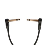 Pig Hog PHLSK6BK Lil Pigs Low Profile 6 in. Patch Cables - 4 Pack - Black