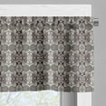 thumbnail image 5 of Ambesonne Vintage Valance & Curtain, Victorian Royal Floral, 55"x45", Eggplant Cream Tan, 5 of 6