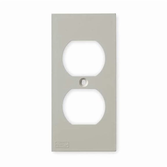 Hubbell KP Series 1 Gang Duplex Low Profile Flush Mount Wall Plate Switch & Outlet Plate