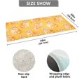 thumbnail image 3 of Haosy Cute Orange Cat Bathroom Rugs Non Slip Absorbent Soft Plush Quick Dry Bath Mat, 39"x20", 3 of 8