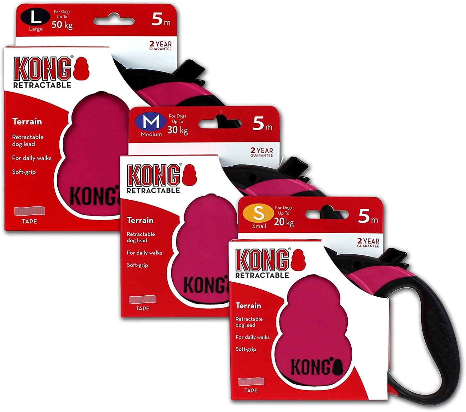 Alcott KONG Retractable Terrain Dog Leash