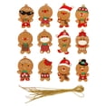 thumbnail image 1 of 12 Unids Clásico árbol de Navidad Colgando Ornamento de Pan de Jengibre Colgante de Navidad Decoraciones Tienda de Regalos, 1 of 7