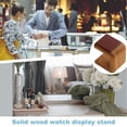 thumbnail image 5 of Watch Display Holder Watch Display Rack Watch Stand Wood | Watch Display Rack With Leather Pad Solid Wood Watch Display Watch Stand For Men Women Handmade For All Models, 5 of 5