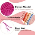 thumbnail image 3 of Uxcell 6Pcs Crocheting Yarn, 1.8mm Rose Red 5 Ply Acrylic Yarn 150g Sport Weight Yarns Bulk Soft and Fluffy Yarns for Knitting DIY Crochet Handicraft Blankets Gift, 328 Yards Total, 3 of 4