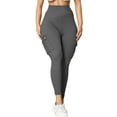 thumbnail image 7 of Yoga Pants Women Clearance Workout Breathable Gym Women Yoga Pants Athletic Elastic Waistband Non-See Athletic Pants for Women Stretch High Waisted Grey XXL, 7 of 7