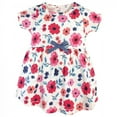 thumbnail image 4 of Touched by Nature Baby and Toddler Girl Organic Cotton Dress and Cardigan 2pc Set, Garden Floral, 6-9 Months, 4 of 4