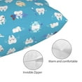Sikiie Healthy And Ill White Teeth Pillow Covers, Throw Pillow Case