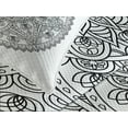 thumbnail image 4 of Ambesonne Lotus Quilted Bedspread Set 3 Pcs, Round Boho Motif Design, Queen Size, Grey White, 4 of 5