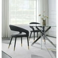 thumbnail image 4 of Meridian Furniture Destiny Black Vegan Leather Dining Chair, 4 of 8