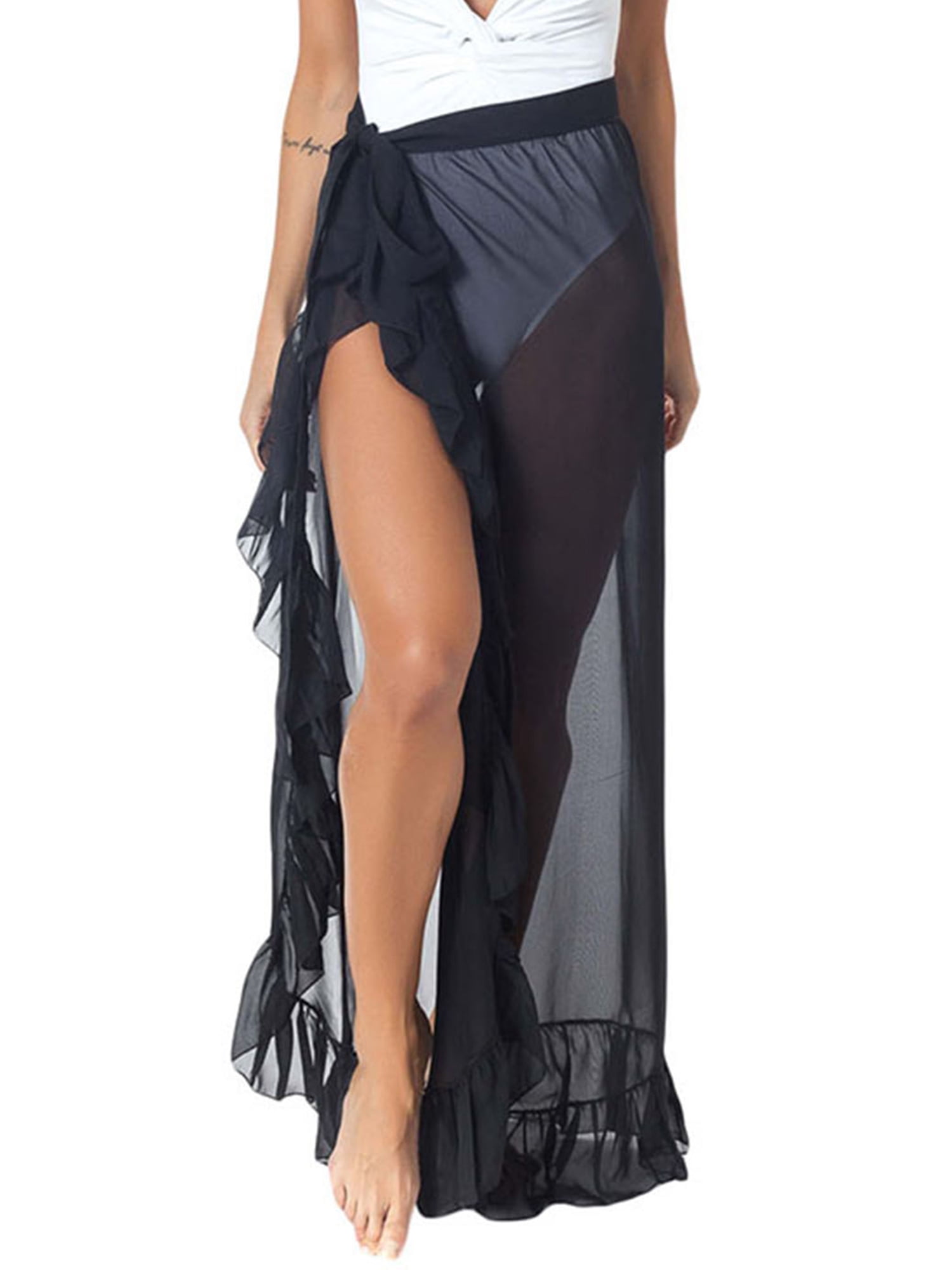 wrap skirt swimsuit cover up