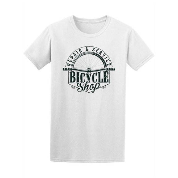 Vintage Bicycles Repair Shop T-Shirt Men -Image by Shutterstock, Male XX-Large
