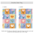 thumbnail image 4 of Yayeee Garden Flag 28" x 40" Double Sided Outdoor Yard Lawn Holiday Decorations, Blue Flowers, 4 of 6
