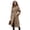 Camel, variant on Women's Wool Blend Long Pea Coats Oversized Stand Collar Winter Overcoat with Belt