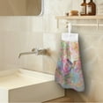thumbnail image 3 of ZIATUBLE Hummingbird Flower Hanging Kitchen Dish Towel Soft Hand Towels with Hanging Loops Dish Cloths Towel 2 Pieces Set Quick Dry Hand Towels for Kitchen Decorative Dish Hand Towel, 3 of 7