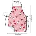 thumbnail image 2 of Pofeuu Gnome With Heart Print Aprons with Pockets, Cute Aprons for Kitchen, Cooking, Server, Barber, Chef Apron, 2 of 7