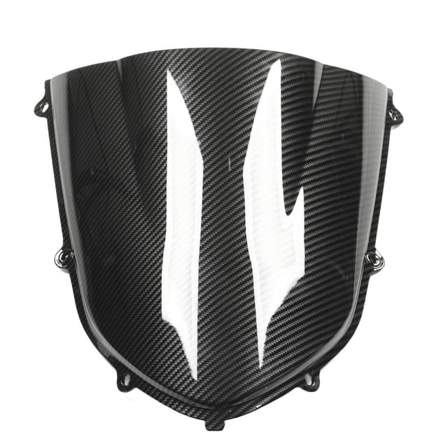 Parabrisas delantero de fibra de carbono para motocicleta, deflector de viento, repuesto para ZX-10R 2004-2005
