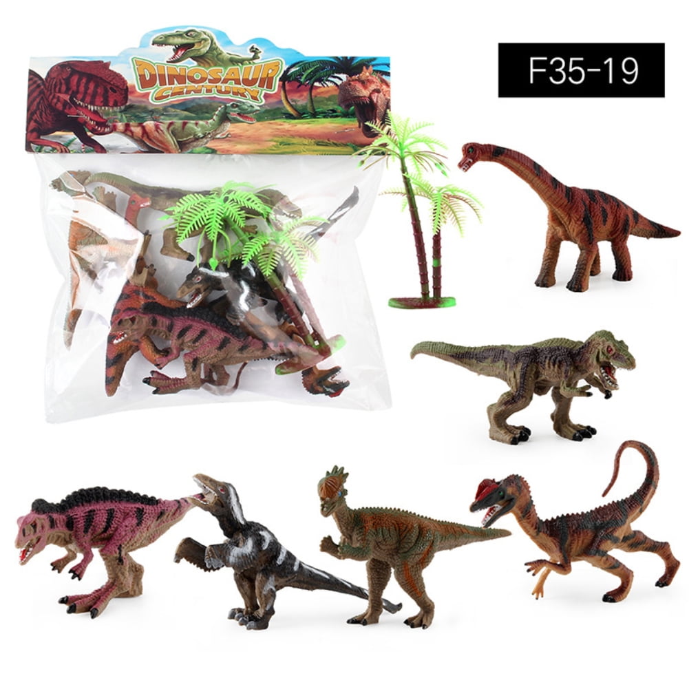 16 Pcs Jurassic Dinosaurs Kids Simulation Mini Dinosaur Model Toys For Kids Game
