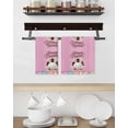 thumbnail image 3 of Pink Easter Kitchen Dish Towels for Drying Dishes Set of 4, Easter Bunny Eggs Spring Cartoon Farmhouse Wood Grain Waffle Weave Microfiber Hand Tea Bathroom Towels Quick Dry Absorbent Towel 15.7x23.6, 3 of 7