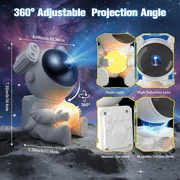 Galaxy Projector, Star Projector Timer & Remote for Bedroom Home Party Decor Valentines Day Gift
