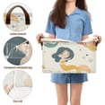 thumbnail image 6 of Mermaids Cartoon Foldable Storage Large Fabric Storage Baskets Organizer Storage Bins with Handles for Shelves, 6 of 8