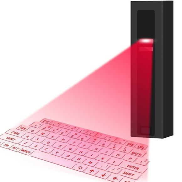 WIFKLSIIPG Wireless Bluetooth Compatible Mini Keyboard QWERTY Virtual Projection for IOS Android Smartphone Tablet