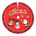 thumbnail image 1 of B Christmas Tree Skirt Printed Design For Home Holiday Decorations 90Cm Size 35.43 Inch Diameter 1Pc, 1 of 6