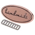 thumbnail image 1 of Metal Handmade Tag Labels, Hand Made Labels Hand Made Labels Multiple Colors Available Environmentally Friendly Exquisite Tag DIY Bag Label for DIY Bags Wallets, 1 of 7