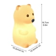 thumbnail image 3 of Cute Animal Silicone Lamps With Touch Sensor And Remote Control -Portable Color Changing Glow Soft Cute Baby Infant Toddler Gift, 3 of 14
