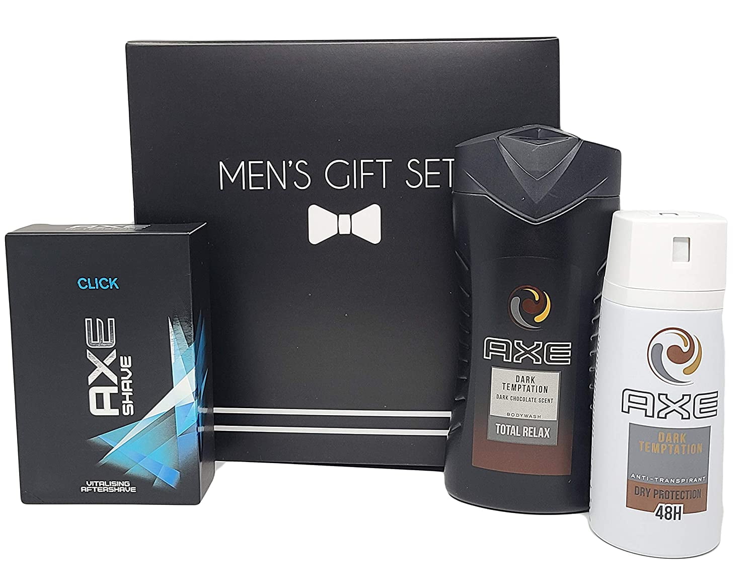 Men's Holiday Gift Set, 3 Piece Set, Includes Axe Dark Temptation