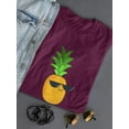 thumbnail image 3 of Buon Ferragosto Cool Ananas T-Shirt Women -Image by Shutterstock, Female 4X-Large, 3 of 4