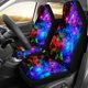 thumbnail image 2 of Funda para asiento de coche, todo incluido, almohadilla universal para reposabrazos con estampado de cielo estrellado, funda para volante, protector de hombros, juego de 5 piezas Funda para volante, 2 of 4