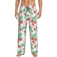 thumbnail image 2 of Kdxio Strawberry Print Men's Sleep Pajama Pant Lounge Pants with Pockets, 2 of 8
