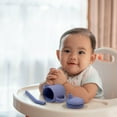 thumbnail image 4 of Kushies Silicone Sippy Cup with Straw - Blue, 4 of 4